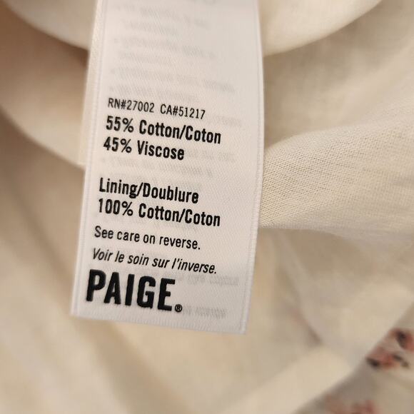 NWT Paige Women's Tevin Maxi Dress SZ Medium Tiered Cottagecore Fairycore - Picture 11 of 14